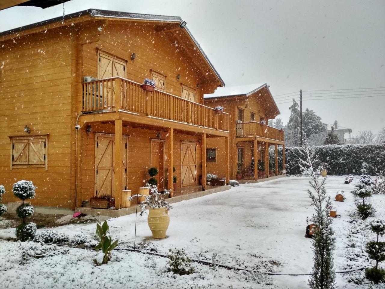 Kastor Chalets Ampelokipoi  Exterior foto